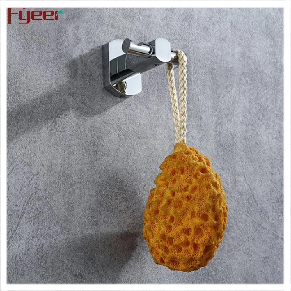 Настенный крючок для халата Fyeer хром