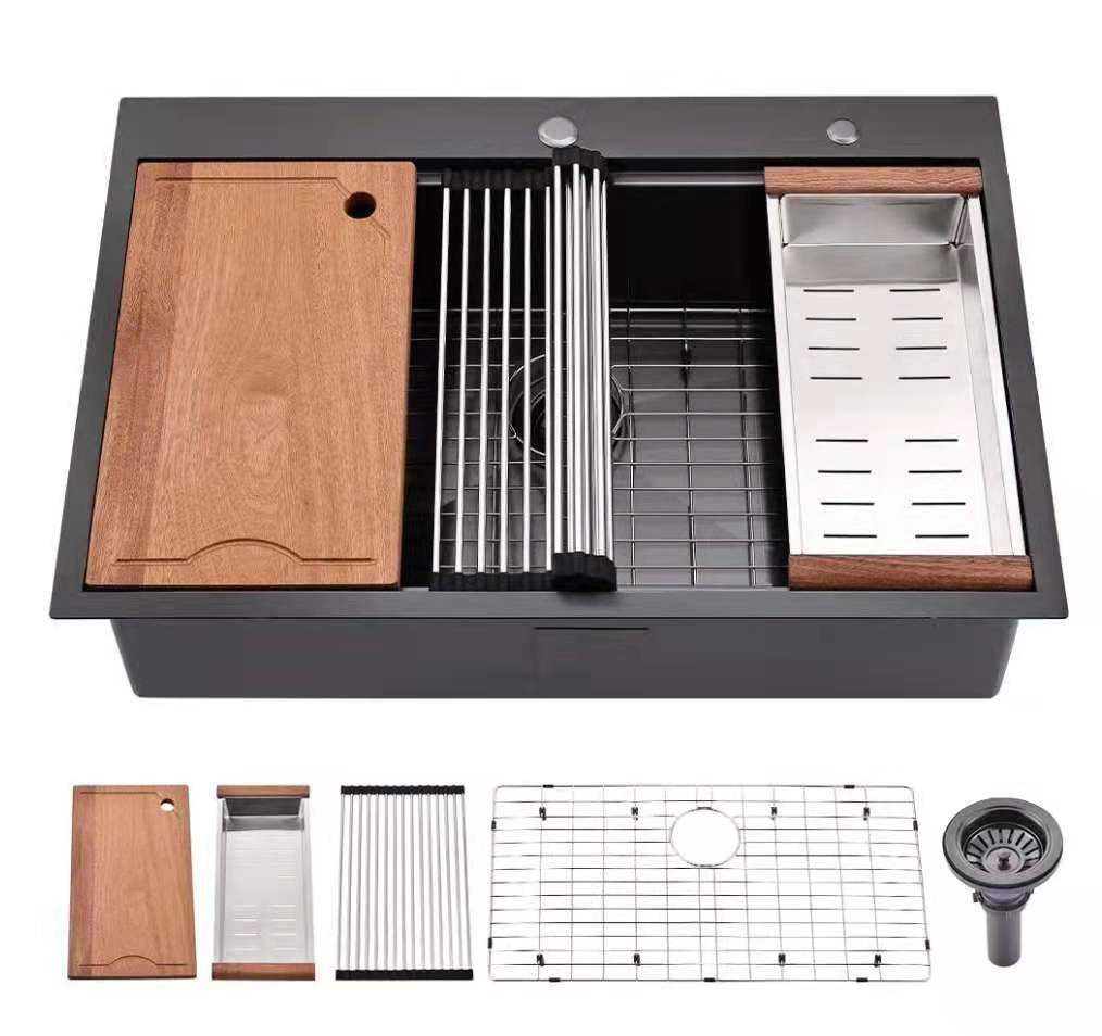 High-Quality 304 Stainless Steel Sink for Effortless Vegetable Washing