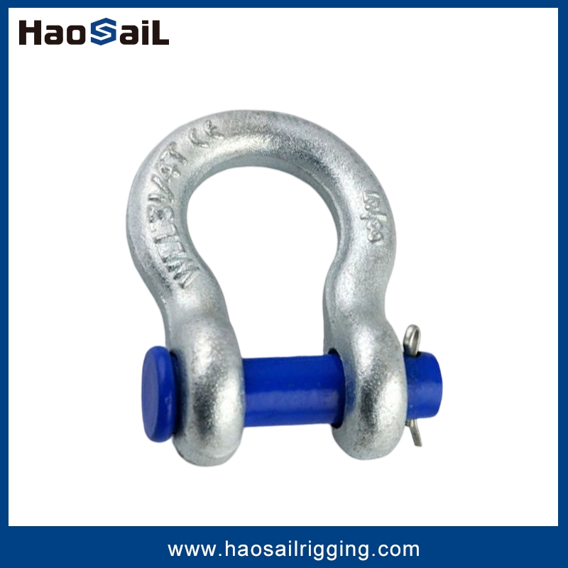 Rigging Hardware G 213 Bow Type Shackle for Wire Rope Connection/Marine/Lifting Equipment