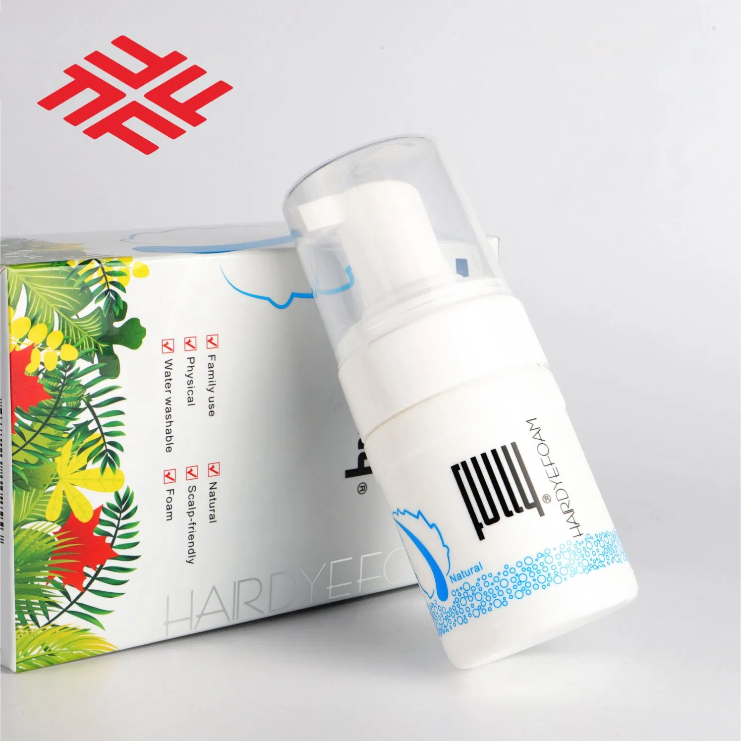 Fully Anti White Hair Ppd Free Natural Hair Color Foam Enhancing Dye Shampoo