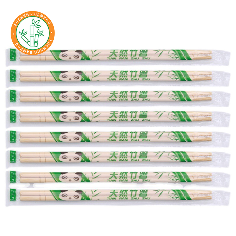 Stylish and Environment - Friendly Round Bamboo Chopsticks with Custom Identifications
