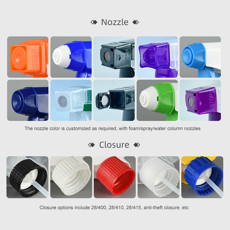 Premium Quality Material 28/410 1.2cc Dosage All Plastic Steam Spray Trigger Sprayer