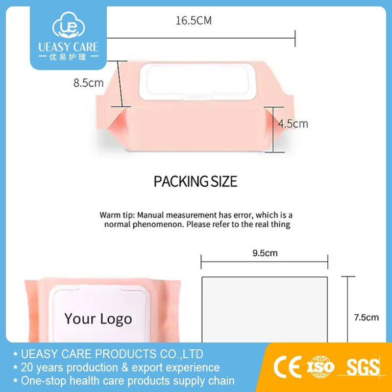 10PCS Packed Water Wipes Non Woven Fabric Wholesale Baby Wipes