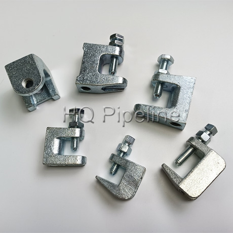 Wide Mouth Galvanized or Bare Channel Beam Clamps