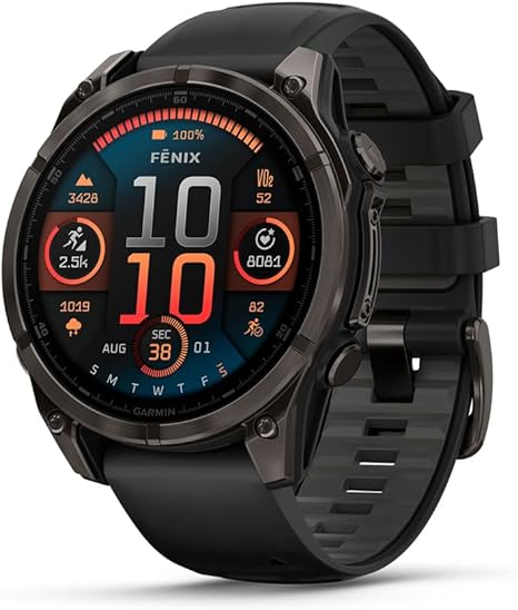 Amoled Sapphire Premium Multisport GPS Smartwatch Dive-Rated Built-in LED Flashlight