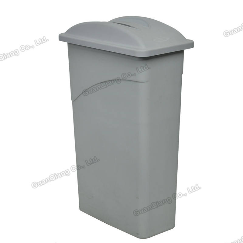 High Quality Canteen Restaurant Waste Bins Plastic Trash Dustbins with Lid