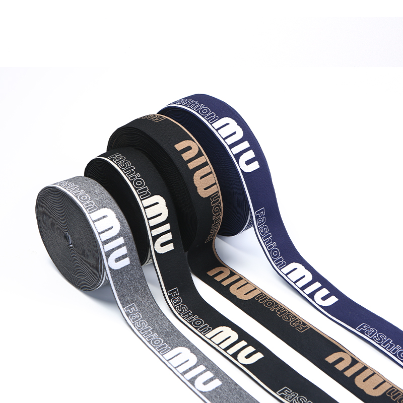 Ремень нейлоновый эластичный жаккардовый на заказ