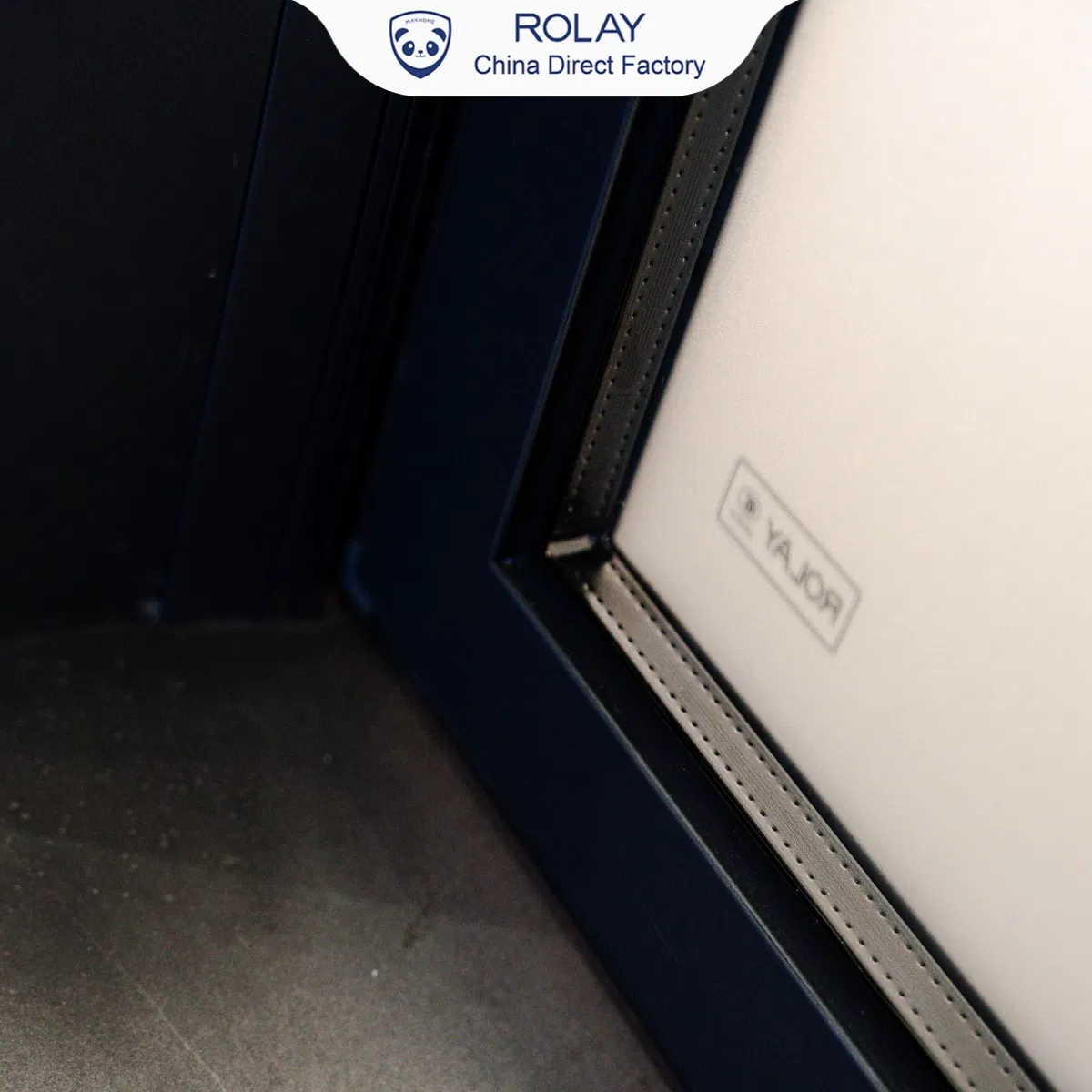 Rolay Interior Door Swing Door Thermal Insulation Kids Safety Detail Protection Interior Appication Aluminum Casement Door for Toilet Bathroom