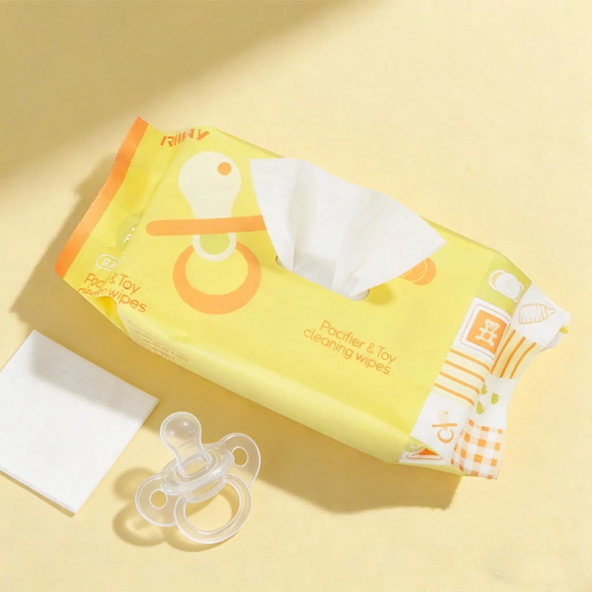 Premium Non-Toxic Pacifier and Toy Cleaning Wipes for Babies