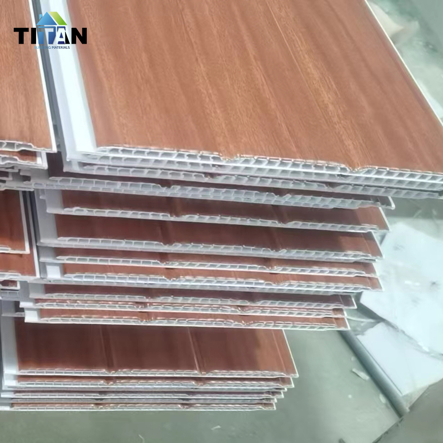 Honduras PVC Interior Plafones Para Techo Ceiling White Wood Tablilla De PVC