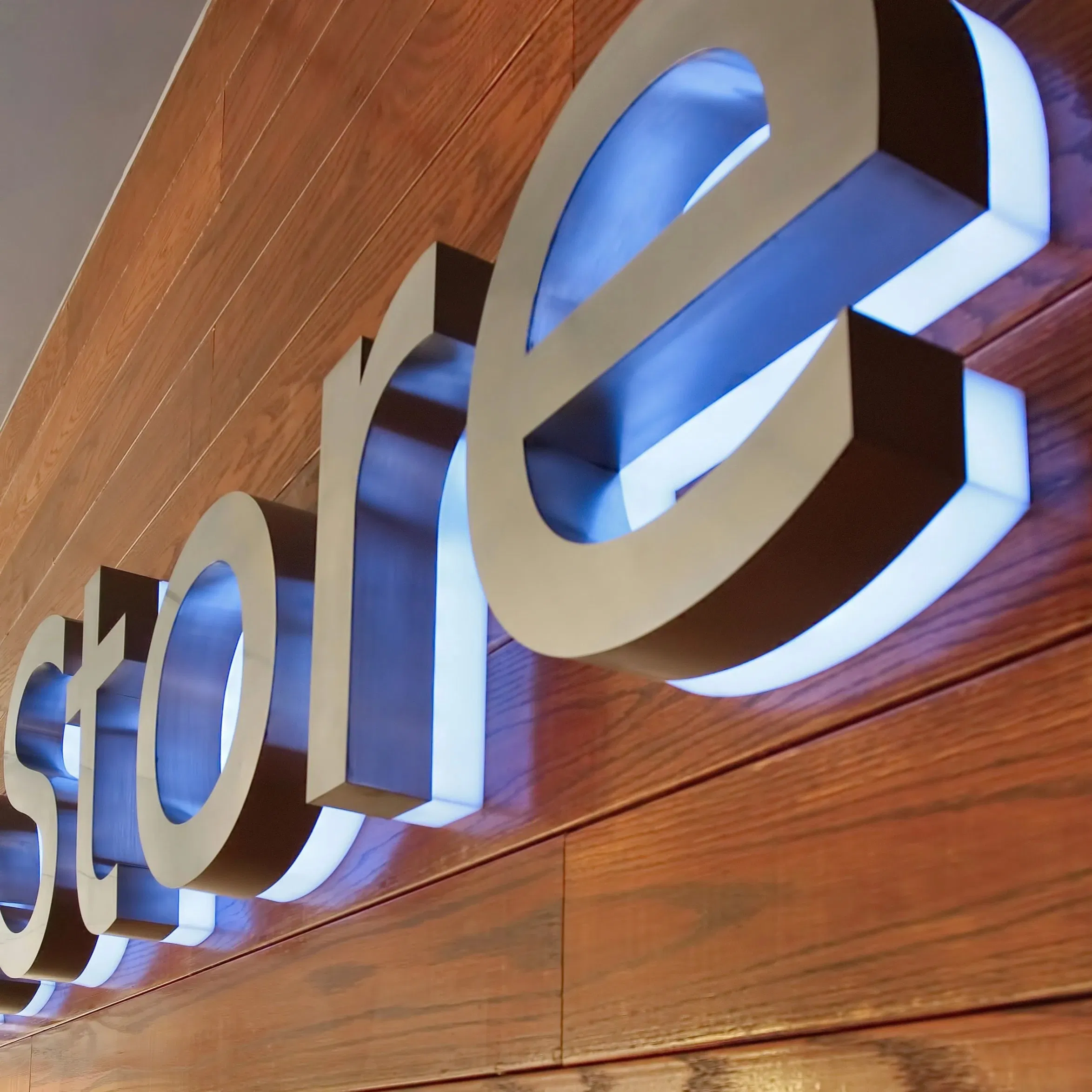 Vibrant Custom LED Acrylic Signs for Business Branding