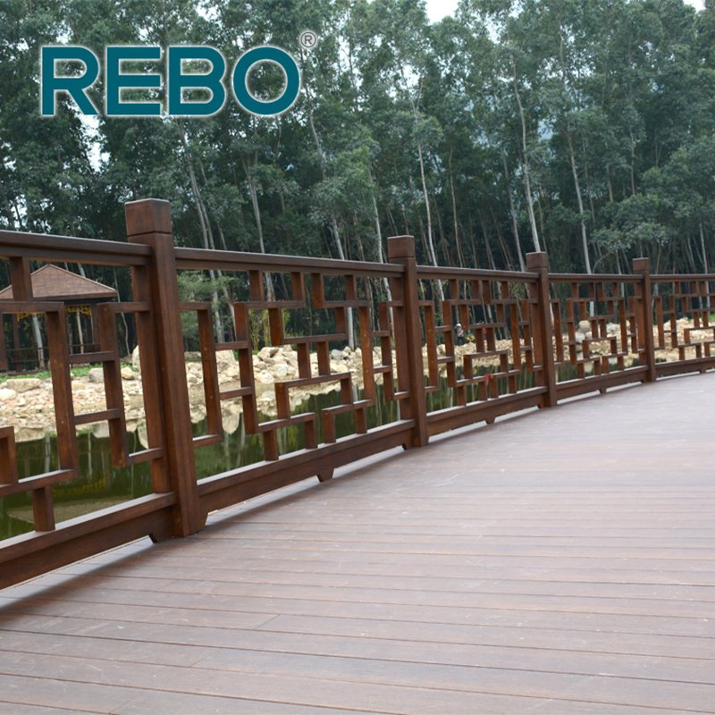 Anti-Slip Durable Bamboo Decking Flooring Outdoor