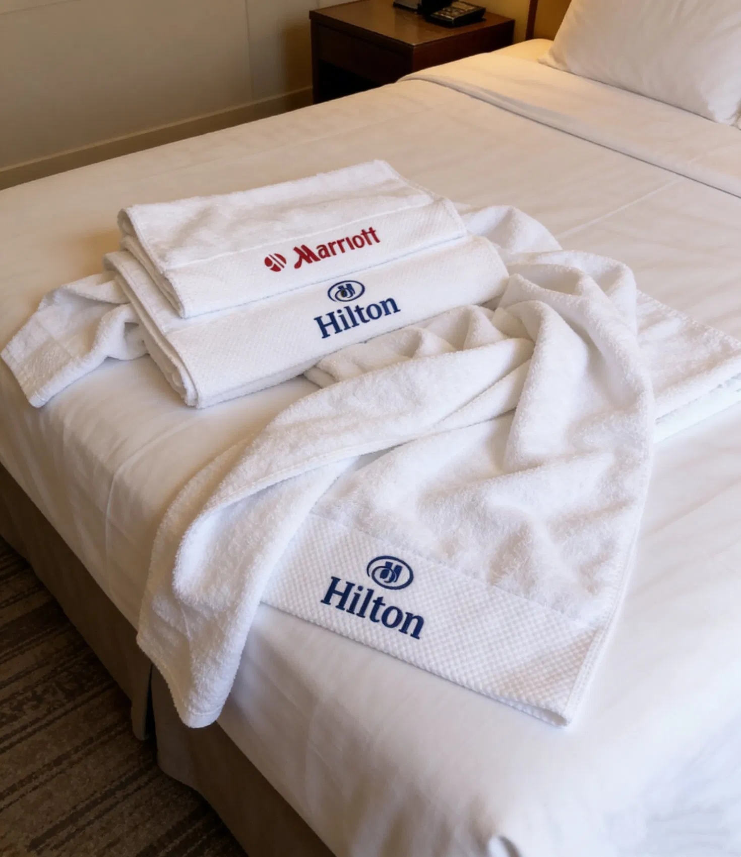 Wholesale 5 Star Luxury Bathroom 100% Cotton Linen Plain Weave Terry Hotel Bath Towel