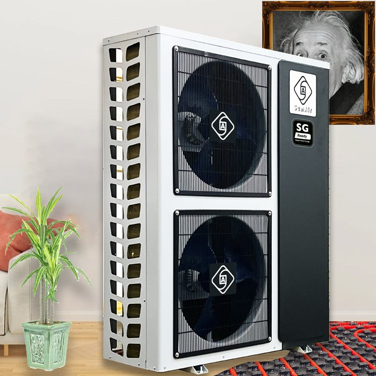 12+ Years Manufacturer Factory Supply 5okw ERP a+++ R32r290 Gas Underfloor Heating System Sanitary Hot Water Use DC Inverter Air to Water Heatpump