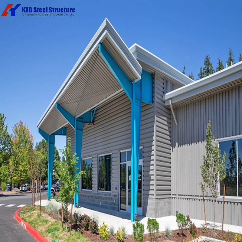 H Section Column Prefabricated Steel Structure Building (KXD-SSW2087)