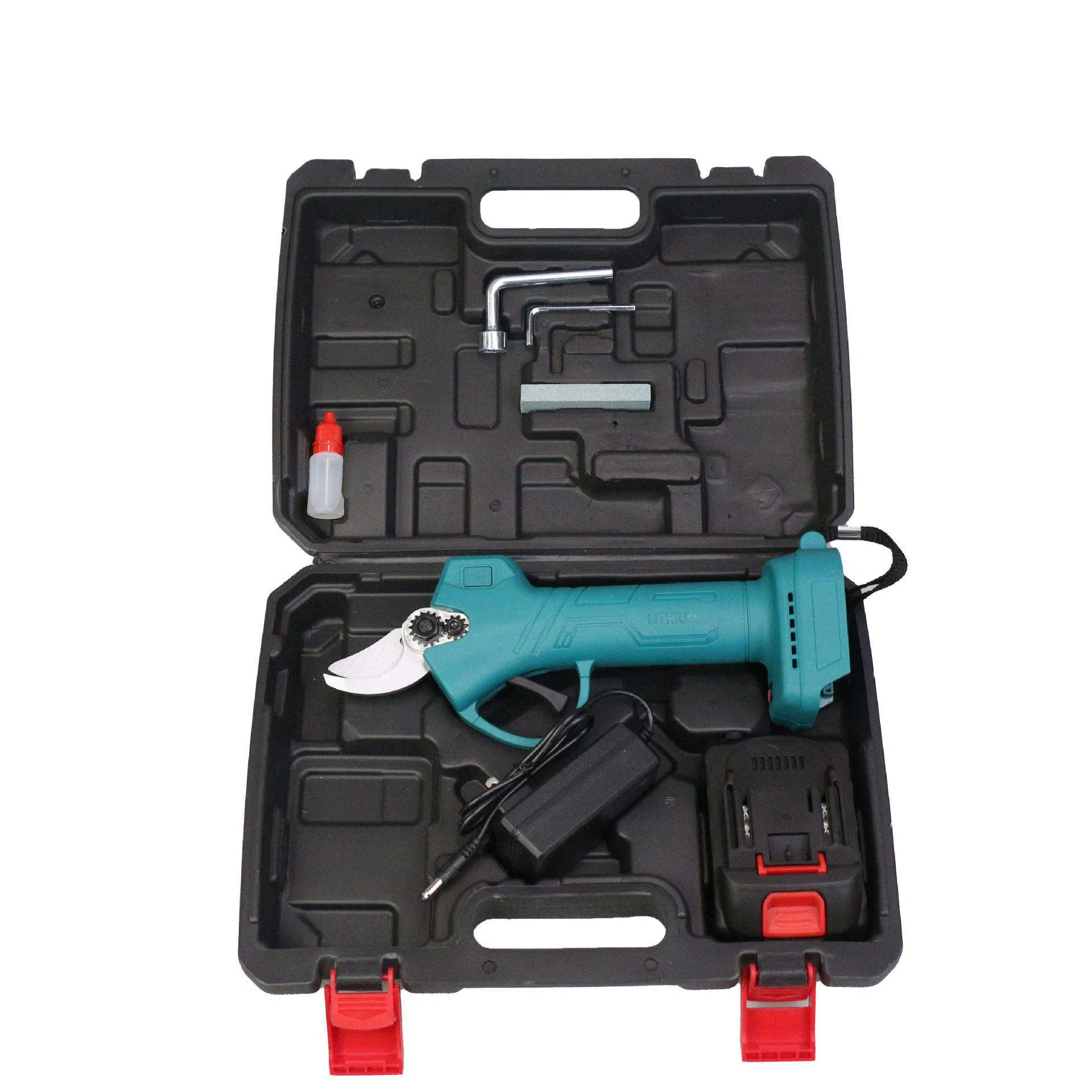 Powerful Cordless Electric Pruning Shears with Telescopic Reach