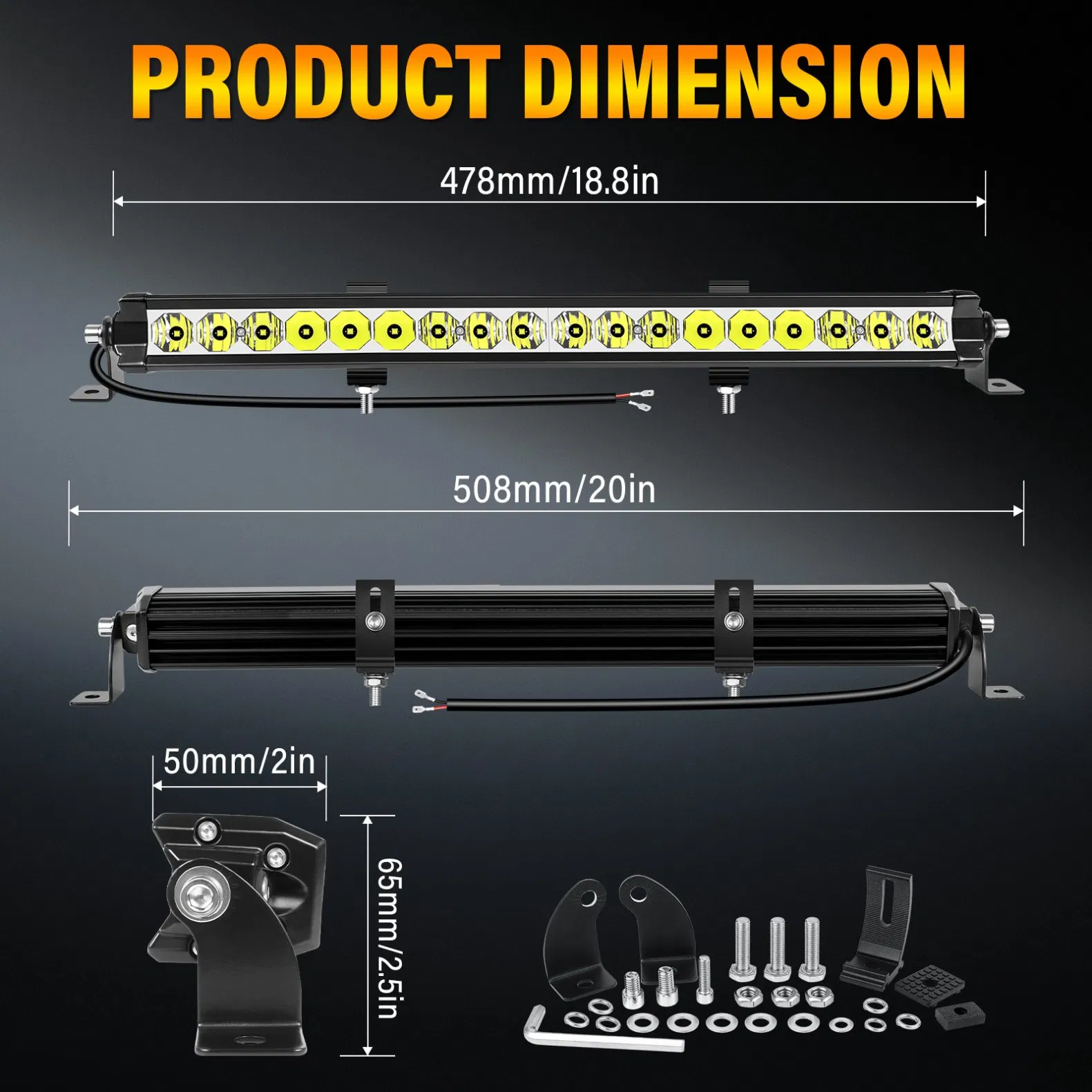 Фара-прожектор 20" Octa-Reflector 6000K IP67