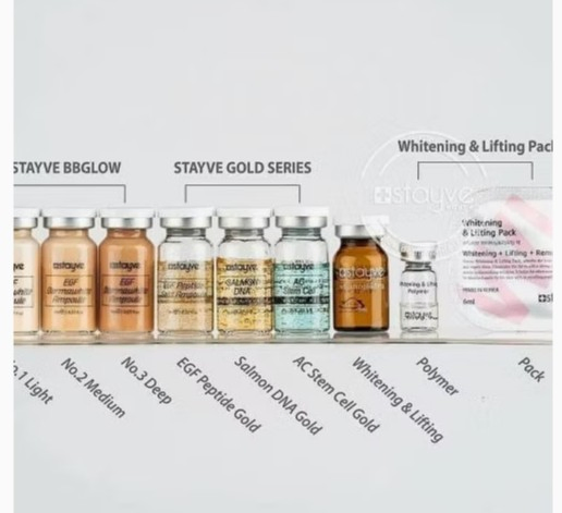 2025 Stayve Booster Starter Kit Bb Glow Booster 12*8ml Skin Booster Starter Ampoule Kit Liquid for Micro Needles Mesotherapy Treatment