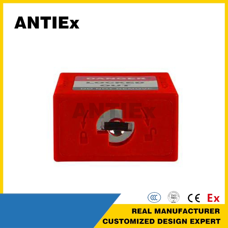 Industrial Steel Shackle Safety Dust-Proof Padlock with Dust-Proof Base and Master Key