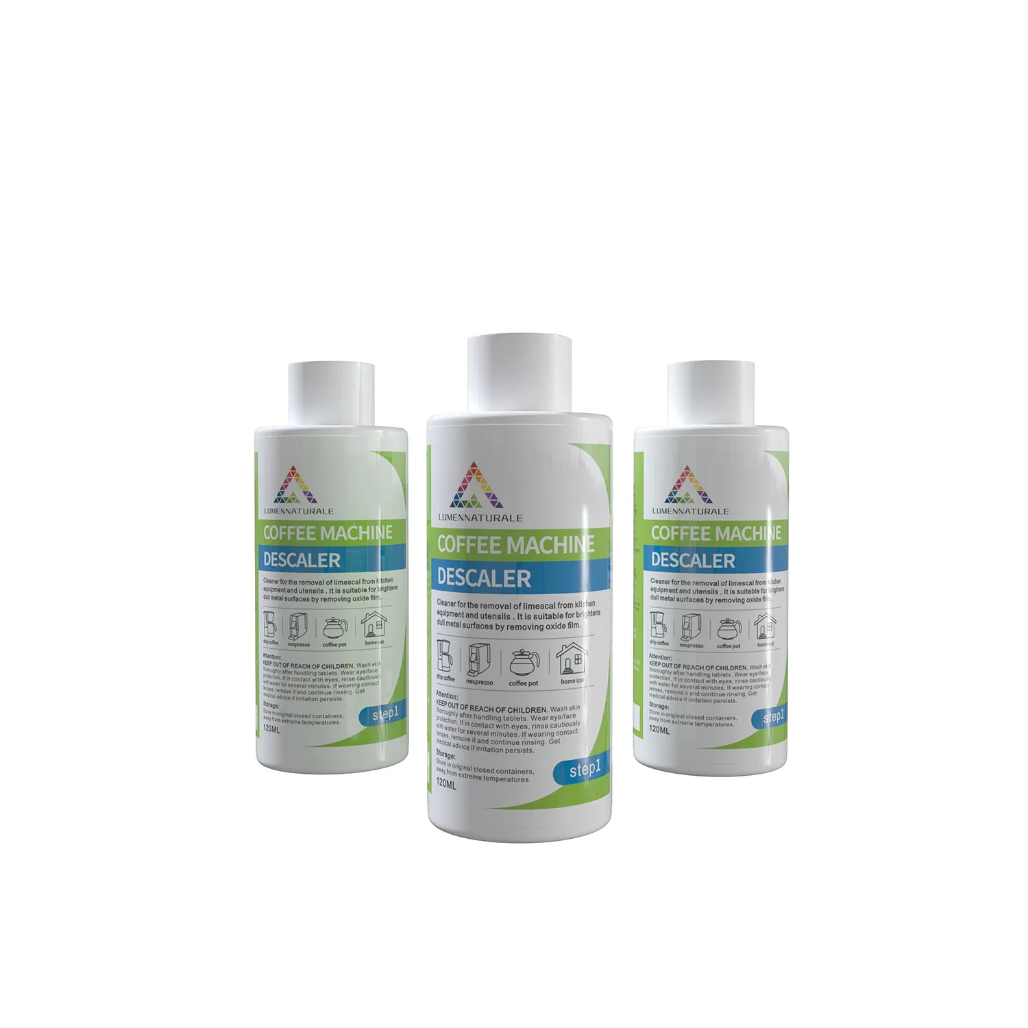 Intensive Coffee Machine Cleaning Set Features Descaler and Cleaner