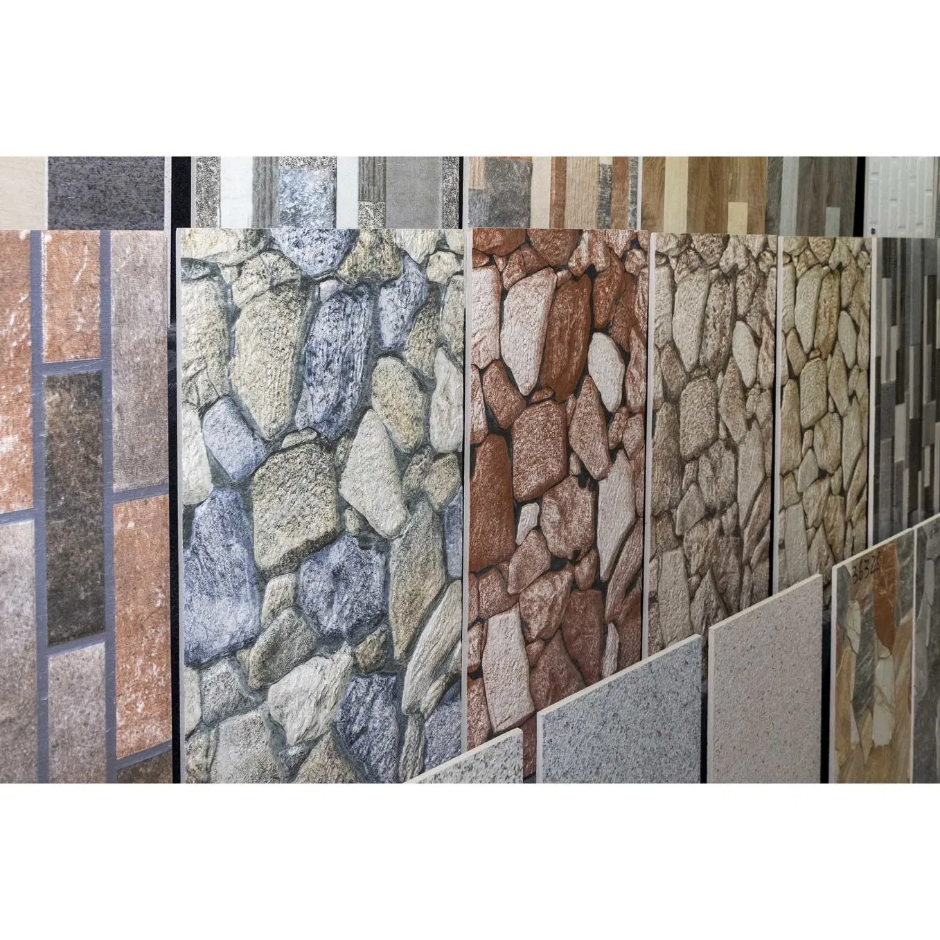 200*400mm Rustic Stone Ceramic Finish Tile for Decorative