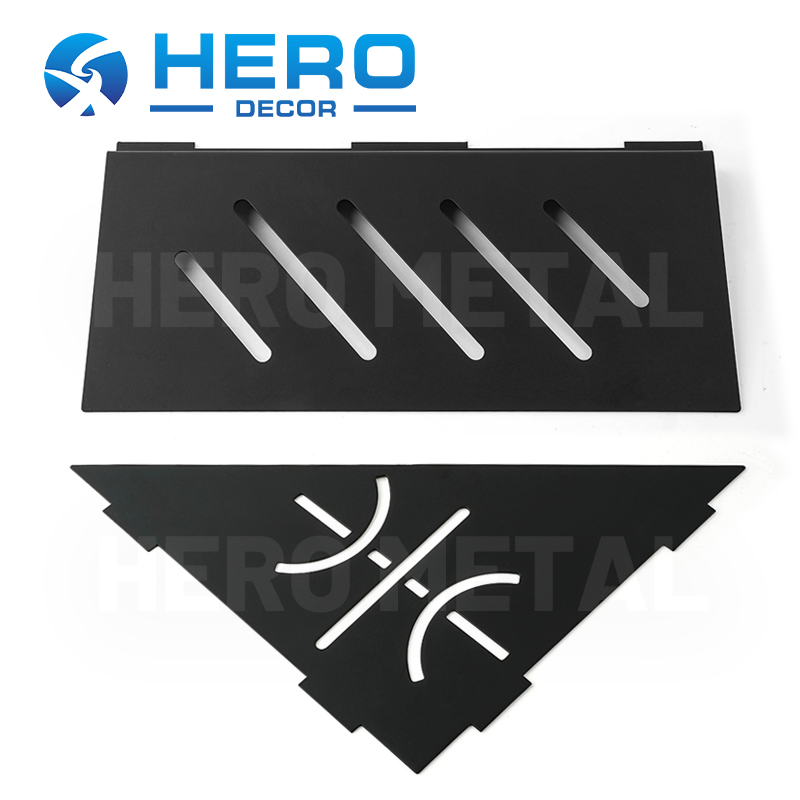 Угловая полка для душа Hero Metal из нержавеющей стали