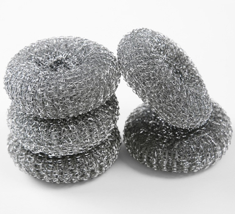 Металлическая мочалка для кухни из оцинкованной стали