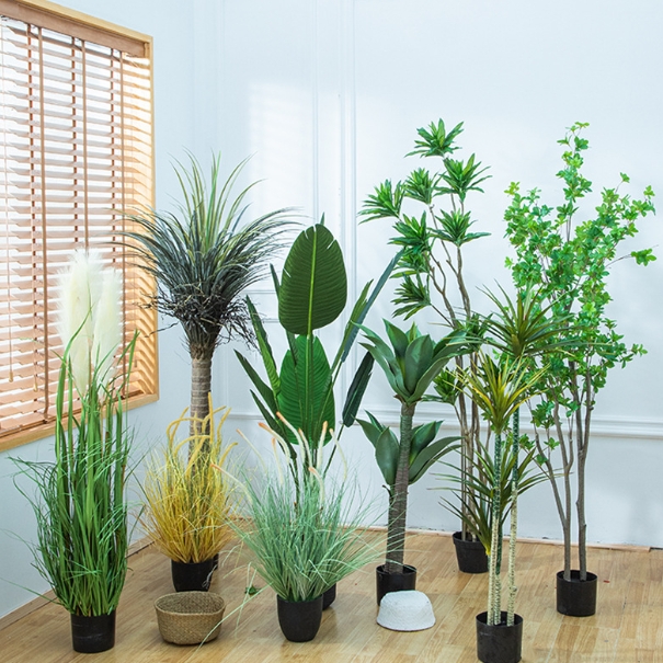 Деревья искусственные Longstar ПВХ в горшке 0.3-1.9 м