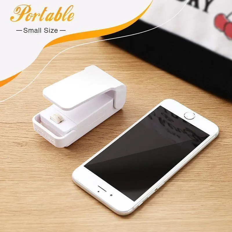 Food Snack Plastic Bag Hand Press Vacuum Sealers Mini Heat-Sealing Machines