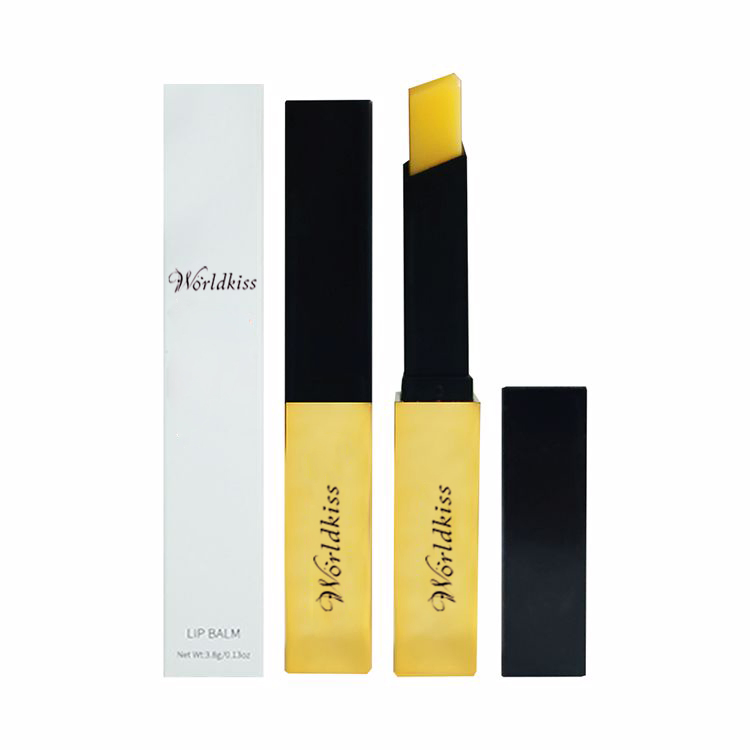Temperature Color Changing Lip Balm Yellow Gold Carotene Vegan Slim Lip Balm