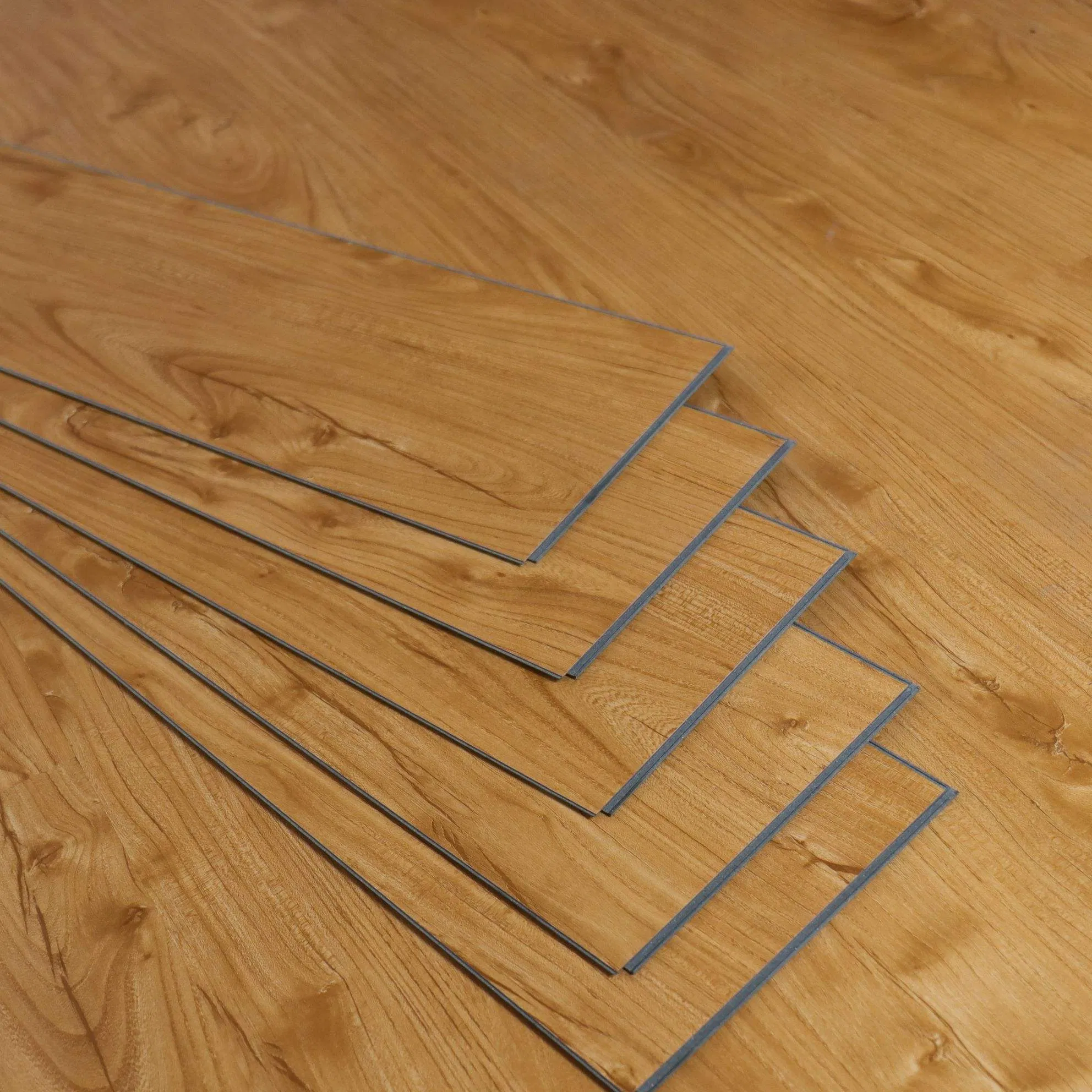 Durable 7.5mm Thickness New Material Deep Color Spc Vinyl Flooring/ Rigid Core