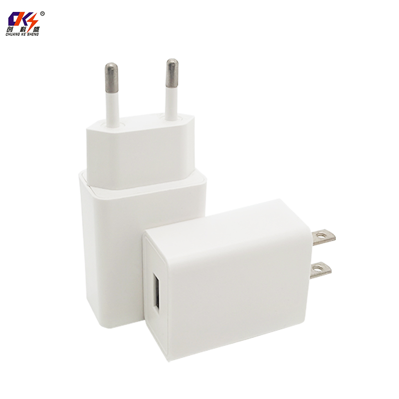 Портативное зарядное устройство 10W 5V 2A с EU/US вилкой