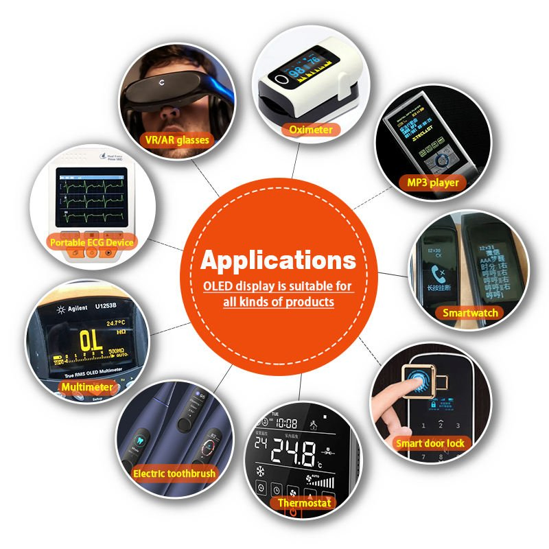 1.3 Inch LCD Display Screen OLED Pmoled with CH1106g Drive