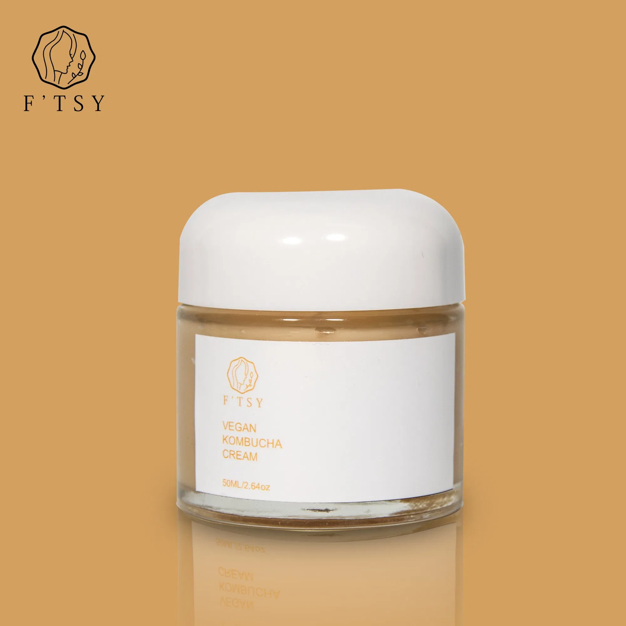 Private Label Natural Nourishing Moisturizing Kombucha Tea Face Gel Cream Moisturizer