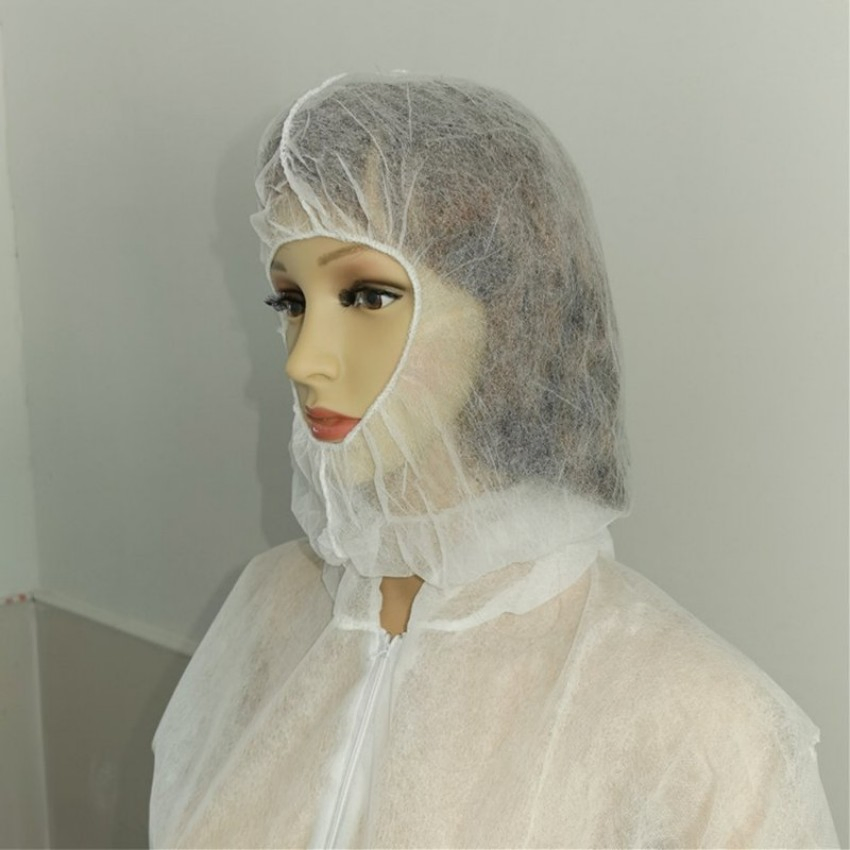 Disposable Nonwoven Head Hood Cap for Industrial Cleaning Workshop