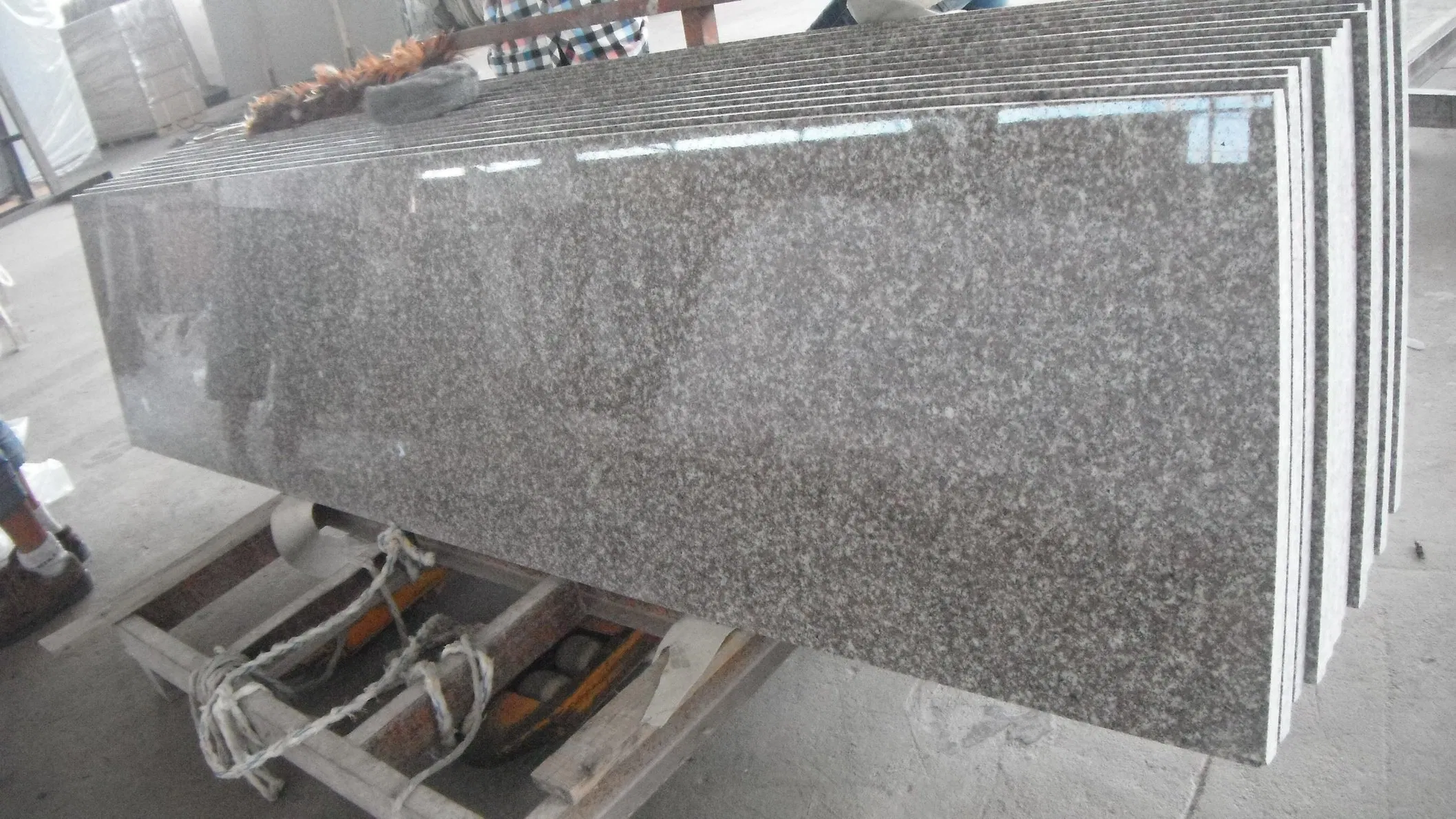 G664 Misty Brown Granite Stones Slabs for Countertops Paving Stone Granite Floor Tiles