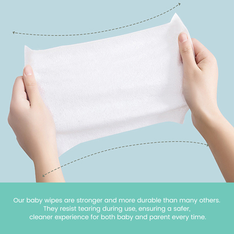 Biodegradable Bamboo Custom Baby Wet Wipes for Cleaning