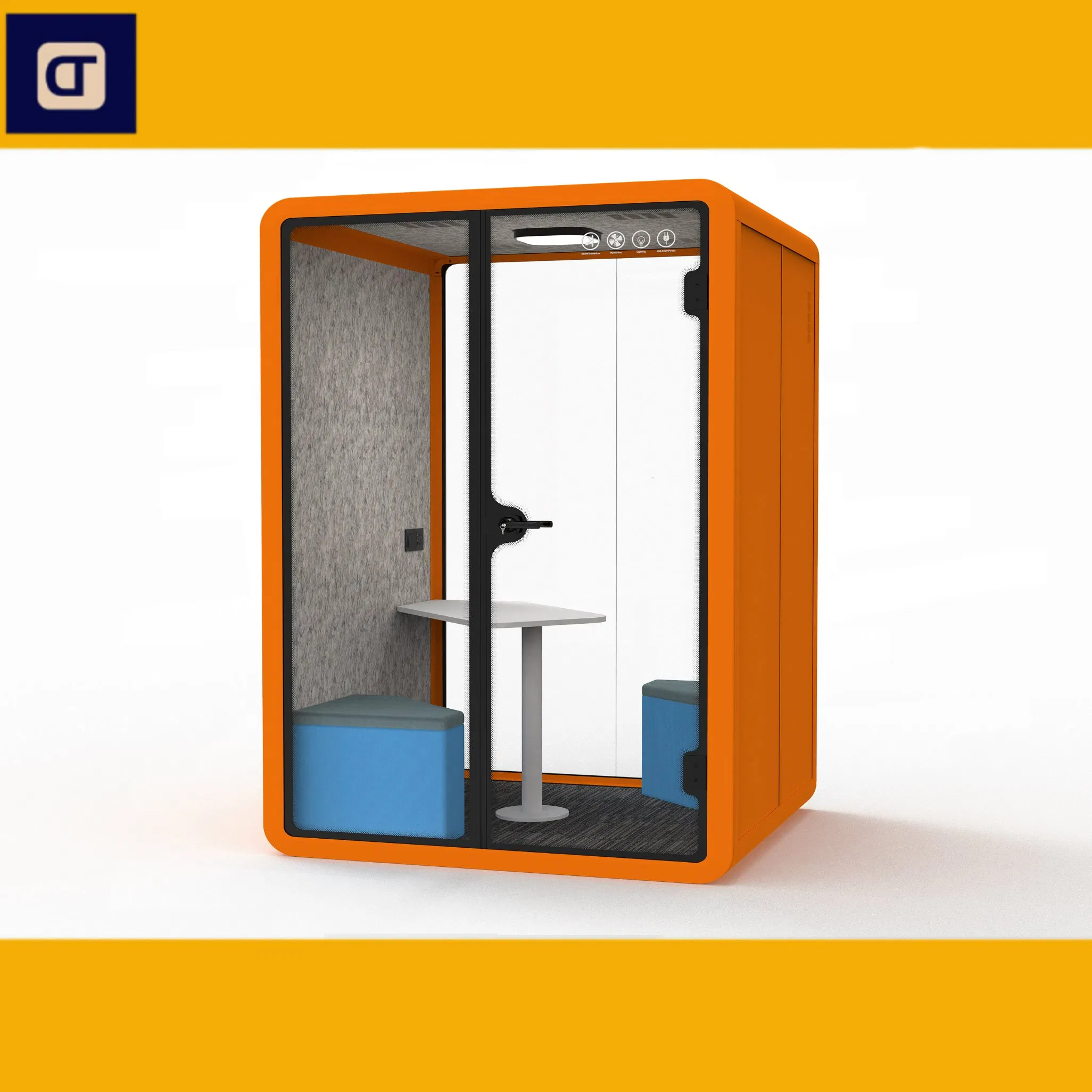 Modular Office Building Portable Office Cabin Small, Flat Pack Container House Prefab Houses for Living or Working Container Garden House Pod