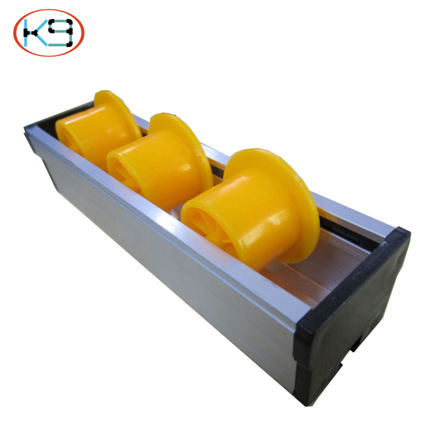 Roller Skate Wheel Aluminium Alloy Conveyor Roller Track for Sliding Shelf System