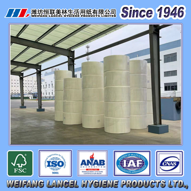 China Produce Tissue Paper Jumbo Roll for Toilet Paper/Toilet Tissue/Kitchen Paper Towel/Hand Towel