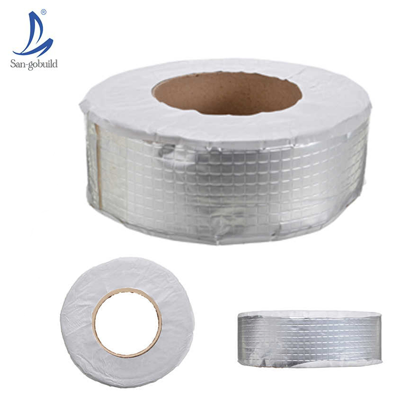 Seal Butyl Roof Tape White Butyl Rubber Aluminium Foil Tape for Sealing Leaks