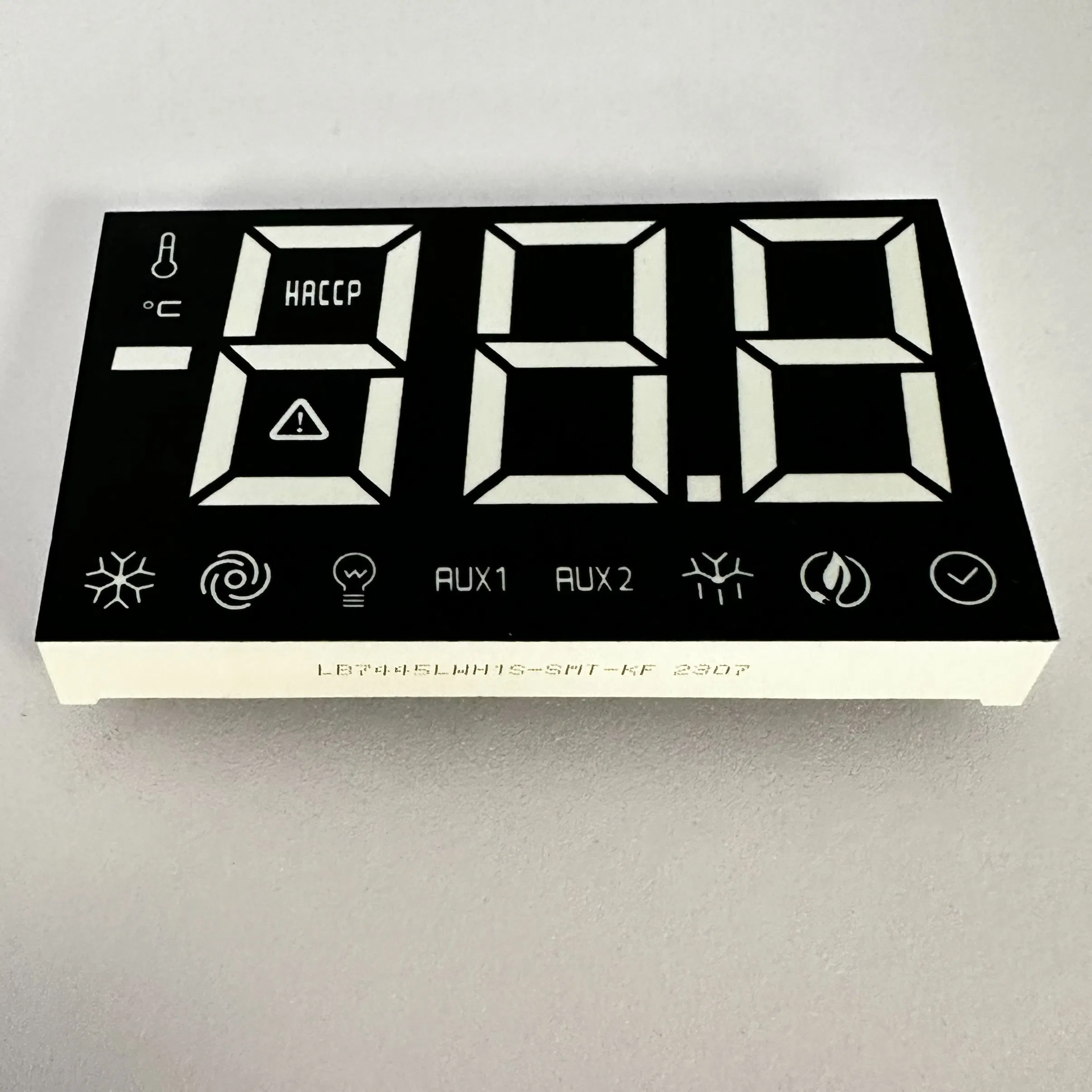 Customized White 7 Segment LED Display 3 Digit for Cold Room Refrigerator