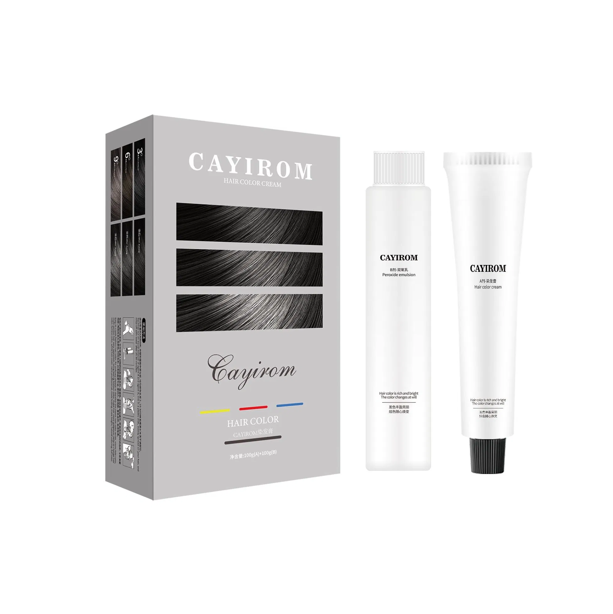 Organic Salon Hair Care Customized Hair Color Cream