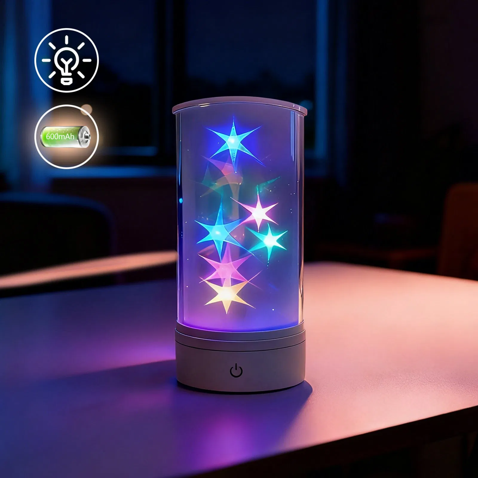 Настольная лампа D10c Star Light для кемпинга и декора