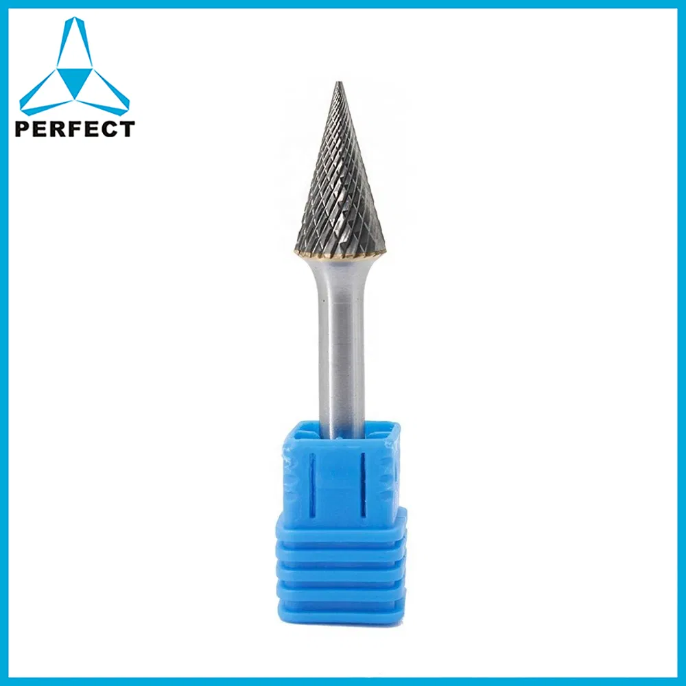 M 14 Degree Pointed Cone Shape Tungsten Carbide Rotary Burr