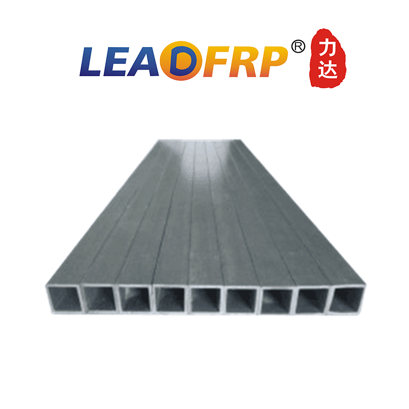 Electrical Insulating FRP Square Tube Non-Conductive Fiberglass Tube for Cable Support