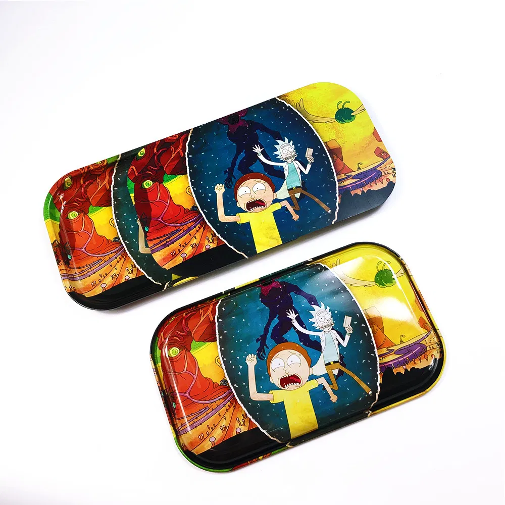 in Stock Cigarette Tray with Lid Rolling Tray Smoking Set