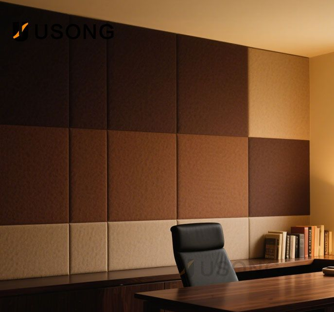 Smooth and Beautiful Polyester Fiber Sound-Absorbing Panel for Home Decoration