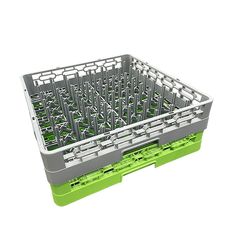25 Grids Commercial Kitchen Dish Storage Plates Rack Drying Basket Plastic Dish Rack