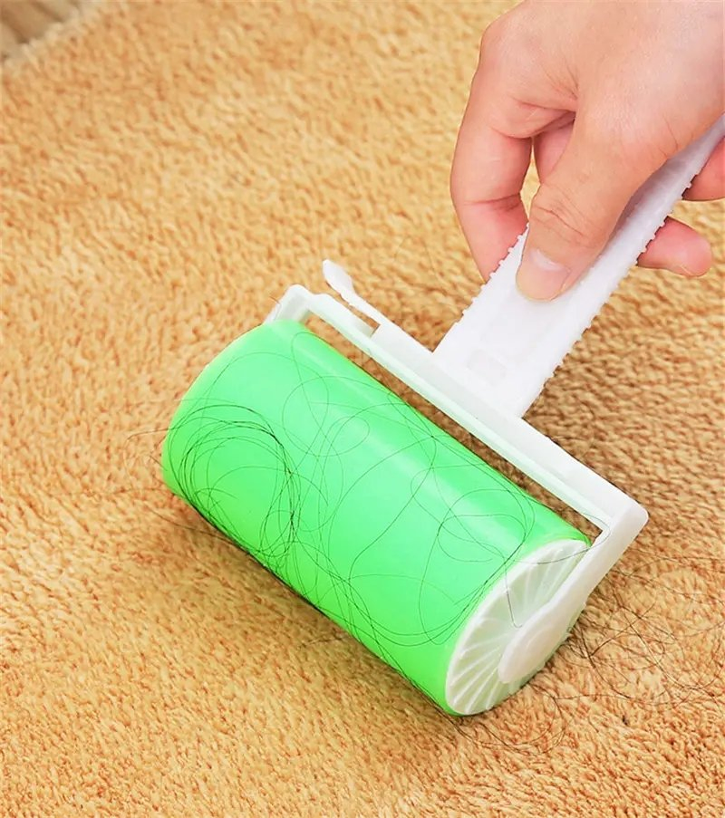 Hair Clean Brush Washable Silicone Dust Lint Wiper Remover